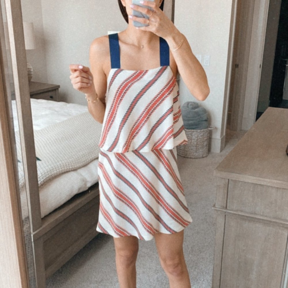 Red, White and Blue Zara Dress
